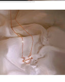 Horseshoe Pendant Necklace U-Shaped Female Niche Sense Clavicle Chain