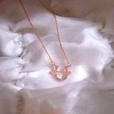 Horseshoe Pendant Necklace U-Shaped Female Niche Sense Clavicle Chain