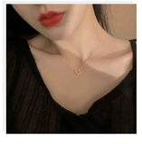 Horseshoe Pendant Necklace U-Shaped Female Niche Sense Clavicle Chain