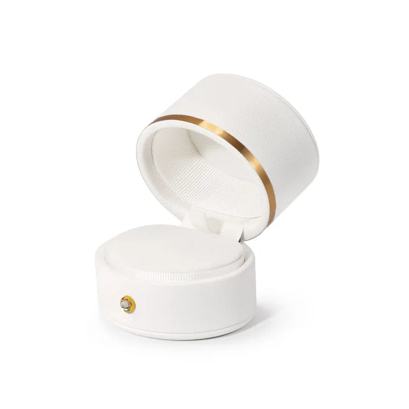 Elegant PU Jewelry Box for Earrings and Rings