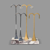 Metal earrings shelf display stand - jewelry props