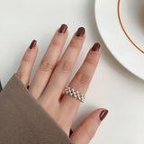 S925 Sterling Silver Bead Bracelet Handmade Lady Elastic Bead Bracelet