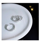 Adjustable Couples Finger Ring Light Niche Delicate Opening Female Ring