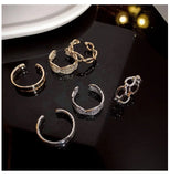 Adjustable Couples Finger Ring Light Niche Delicate Opening Female Ring