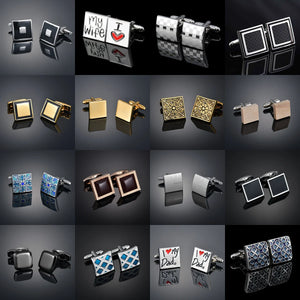 Round Cufflinks for Men's Shirt Wedding Dress