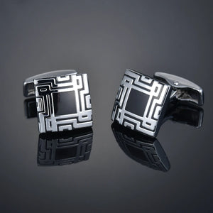Round Cufflinks for Men's Shirt Wedding Dress