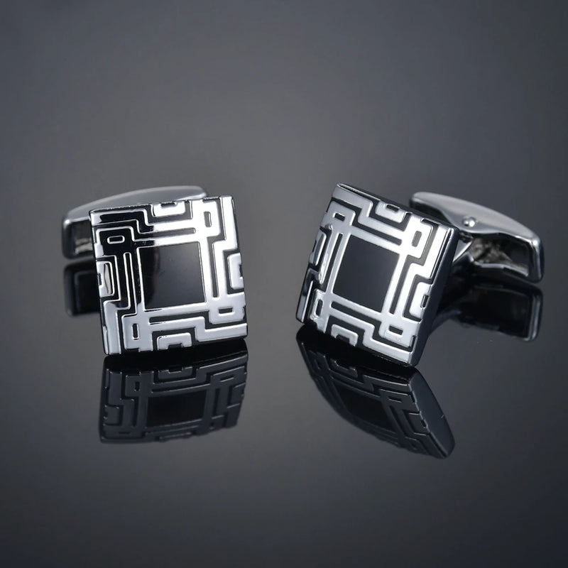 Round Cufflinks for Men's Shirt Wedding Dress