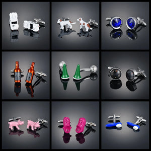 Men's French Cuff Nail Shirt Cufflink for Formal Dress