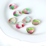 Watercolor Fat Water Droplets Pendant Earrings DIY Accessories