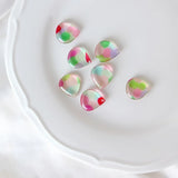 Watercolor Fat Water Droplets Pendant Earrings DIY Accessories