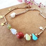 Virgo Adjustable Stone Anklet for Mom