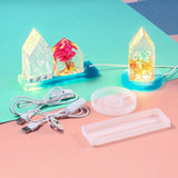Crystal Epoxy Resin Mould Specimen Display Base Silicone Molds