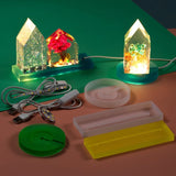 Crystal Epoxy Resin Mould Specimen Display Base Silicone Molds