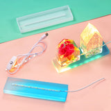 Crystal Epoxy Resin Mould Specimen Display Base Silicone Molds
