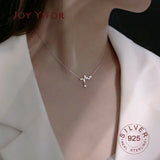 Zircon Necklace Pendant 925 Sterling Silver Round Jewelry