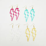 Personalized Name Acrylic Earrings Customized Words Colorful Party Jewelry