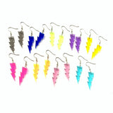 Personalized Name Acrylic Earrings Customized Words Colorful Party Jewelry