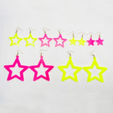 Personalized Name Acrylic Earrings Customized Words Colorful Party Jewelry