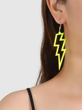 Dainty Lightning Earrings in Sterling Silver