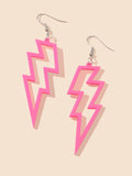 Dainty Lightning Earrings in Sterling Silver