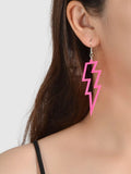 Dainty Lightning Earrings in Sterling Silver