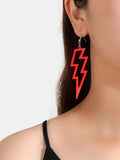 Dainty Lightning Earrings in Sterling Silver