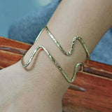 Lightning Shape Cuff Bracelets Bangles Metal Statement Bracelets Women