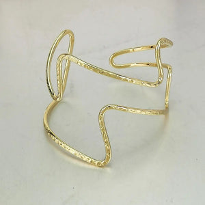Lightning Shape Cuff Bracelets Bangles Metal Statement Bracelets Women