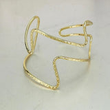 Lightning Shape Cuff Bracelets Bangles Metal Statement Bracelets Women