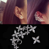 Fashion CZ Clip Earrings Girly Charm Jewelry