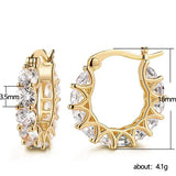 Lihong Silver Earrings with Zirconia Lace Earrings