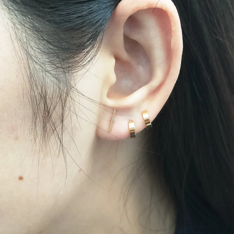 14k Filled Stud Earrings Boho Style Women Posts Earrings