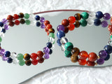 7 Chakras 14K Filled Bracelet Natural Stone 6mm/8mm Jewelry