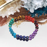 7 Chakras Natural Stone Elastic Bracelet