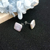 925 Silver Baroque Pearl Stud Earrings