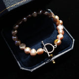 Baroque Pearl 925 Silver Bracelet Freshwater Pearl Women Jewelry Gift