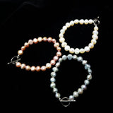 Baroque Pearl 925 Silver Bracelet Freshwater Pearl Women Jewelry Gift