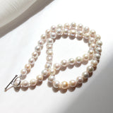 Baroque Pearl 925 Silver OT Clasp Necklace Freshwater Pearl Jewelry For Women