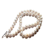 Baroque Pearl 925 Silver OT Clasp Necklace Freshwater Pearl Jewelry For Women