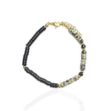 Agate Dalmatians Stone Bracelet Jewelry For Women Girls Gift