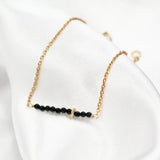 Spinel Chain Bracelet 925 Sterling Silver Plated Natrual Gemstone