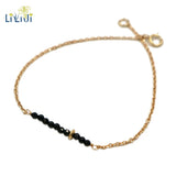 Spinel Chain Bracelet 925 Sterling Silver Plated Natrual Gemstone