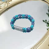 Aventurine Turquoise Hematite Boho Bracelet Women Jewelry