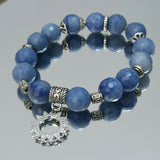 Aventurine Zirconn Charm Bracelet 17-18cm