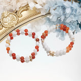 Carnelian Moonstone 14K Filled Bracelet For Women