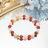 Carnelian Moonstone 14K Filled Bracelet For Women