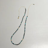 Chrysocolla Necklace Natural Stone Chain Necklace