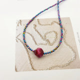 Tiger's Eye Hematite 925 Silver Choker Necklace