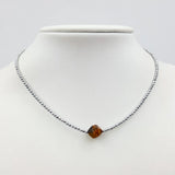 Tiger's Eye Silver Hematite Choker Necklace