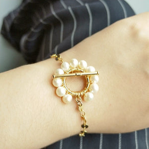 Freshwater Pearl 925 Silver Bracelet Jewelry